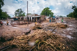 After the flood surged passed