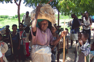 carrying-maize